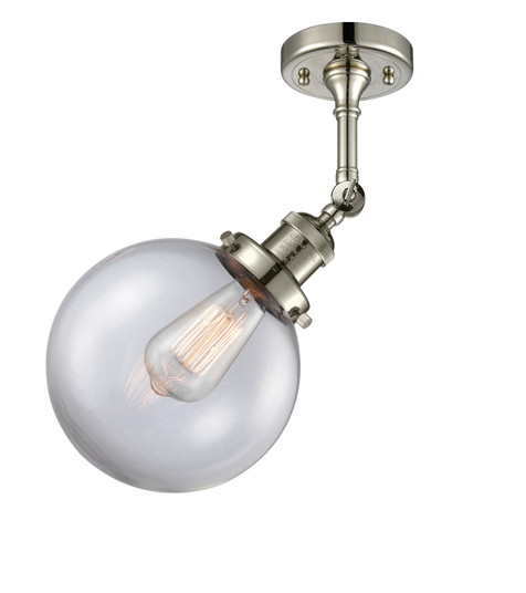 Franklin Restoration LED Semi-Flush Mount in Polished Nickel (405|201FPNG2028LED)