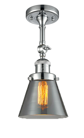 Franklin Restoration One Light Semi-Flush Mount in Polished Chrome (405|201FPCG63)