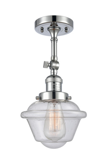 Franklin Restoration One Light Semi-Flush Mount in Polished Chrome (405|201FPCG534)