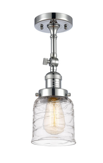 Franklin Restoration One Light Semi-Flush Mount in Polished Chrome (405|201FPCG513)