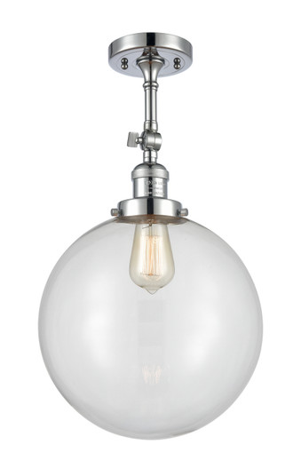 Franklin Restoration One Light Semi-Flush Mount in Polished Chrome (405|201FPCG20212)