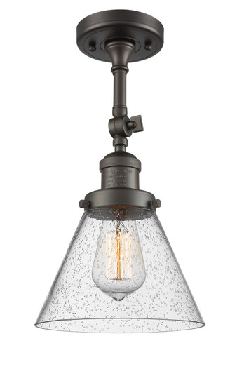 Franklin Restoration One Light Semi-Flush Mount in Oil Rubbed Bronze (405|201FOBG44)