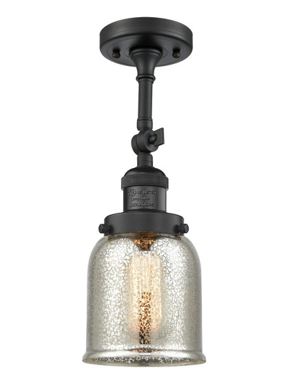 Franklin Restoration LED Semi-Flush Mount in Matte Black (405|201FBKG58LED)
