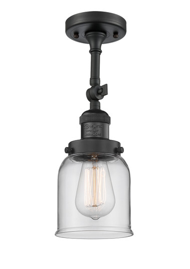 Franklin Restoration One Light Semi-Flush Mount in Matte Black (405|201FBKG52)