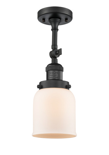 Franklin Restoration One Light Semi-Flush Mount in Matte Black (405|201FBKG51)