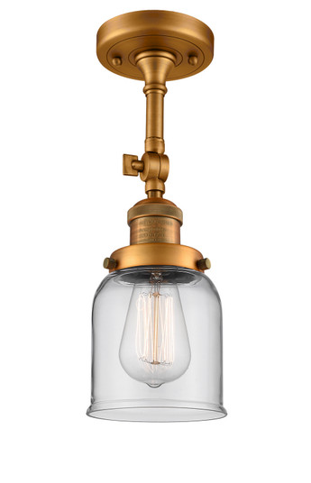 Franklin Restoration One Light Semi-Flush Mount in Brushed Brass (405|201FBBG52)