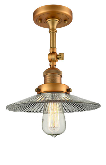 Franklin Restoration LED Semi-Flush Mount in Brushed Brass (405|201FBBG2LED)