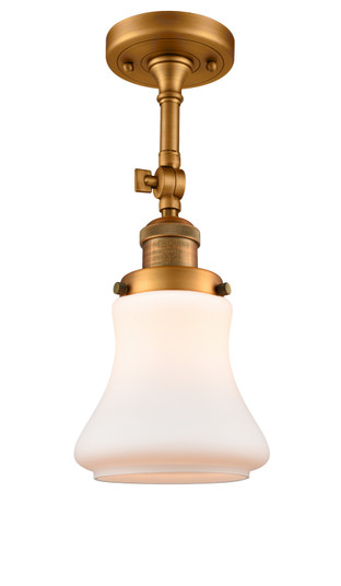 Franklin Restoration LED Semi-Flush Mount in Brushed Brass (405|201FBBG191LED)