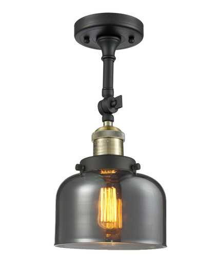 Franklin Restoration One Light Semi-Flush Mount in Black Antique Brass (405|201FBABG73)