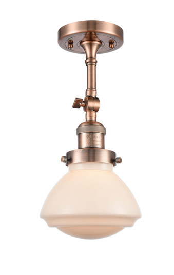 Franklin Restoration LED Semi-Flush Mount in Antique Copper (405|201FACG321LED)