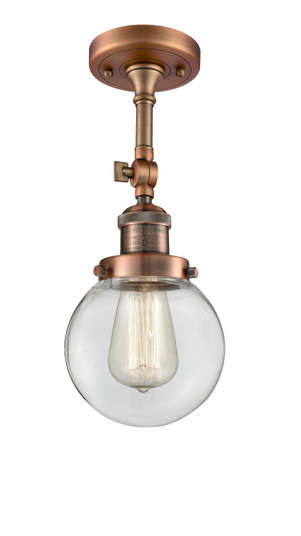 Franklin Restoration LED Semi-Flush Mount in Antique Copper (405|201FACG2026LED)