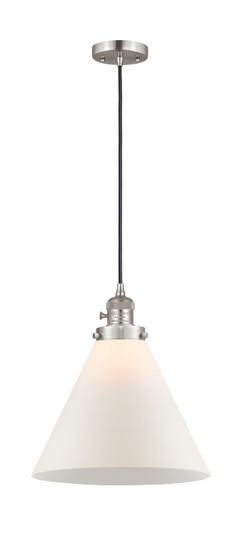 Franklin Restoration One Light Mini Pendant in Brushed Satin Nickel (405|201CSWSNG41L)