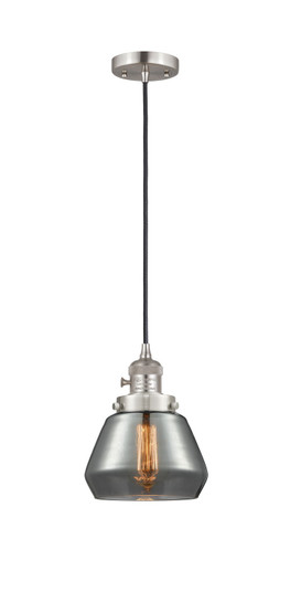Franklin Restoration One Light Mini Pendant in Brushed Satin Nickel (405|201CSWSNG173)