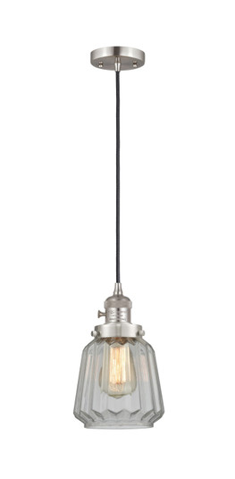 Franklin Restoration One Light Mini Pendant in Brushed Satin Nickel (405|201CSWSNG142)