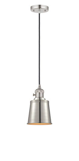 Franklin Restoration One Light Mini Pendant in Polished Nickel (405|201CSWPNM9)
