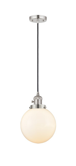 Franklin Restoration One Light Mini Pendant in Polished Nickel (405|201CSWPNG2018)