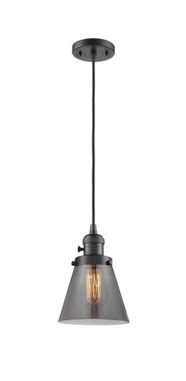 Franklin Restoration One Light Mini Pendant in Oil Rubbed Bronze (405|201CSWOBG63)