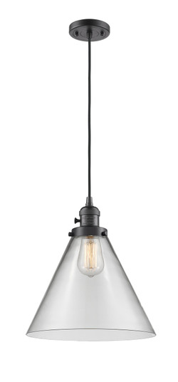 Franklin Restoration One Light Mini Pendant in Oil Rubbed Bronze (405|201CSWOBG42L)