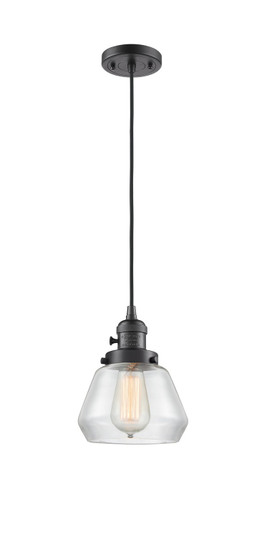 Franklin Restoration One Light Mini Pendant in Oil Rubbed Bronze (405|201CSWOBG172)