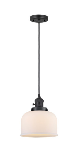 Franklin Restoration One Light Mini Pendant in Matte Black (405|201CSWBKG71)