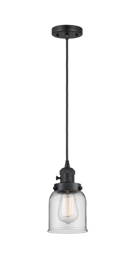 Franklin Restoration One Light Mini Pendant in Matte Black (405|201CSWBKG52)