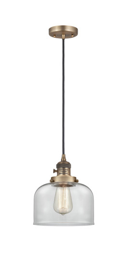 Franklin Restoration One Light Mini Pendant in Brushed Brass (405|201CSWBBG72)