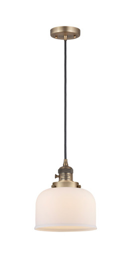 Franklin Restoration One Light Mini Pendant in Brushed Brass (405|201CSWBBG71)