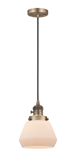 Franklin Restoration LED Mini Pendant in Brushed Brass (405|201CSWBBG171LED)