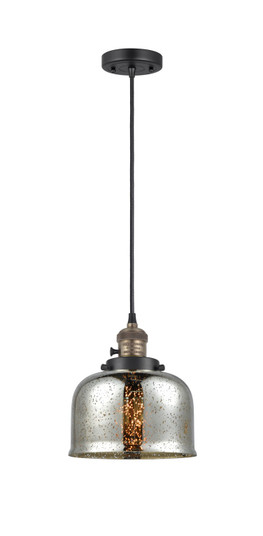 Franklin Restoration LED Mini Pendant in Black Antique Brass (405|201CSWBABG78LED)