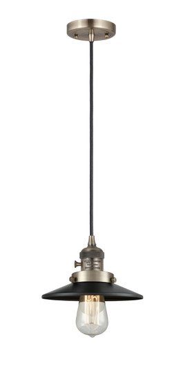 Franklin Restoration One Light Mini Pendant in Antique Brass (405|201CSWABM6)