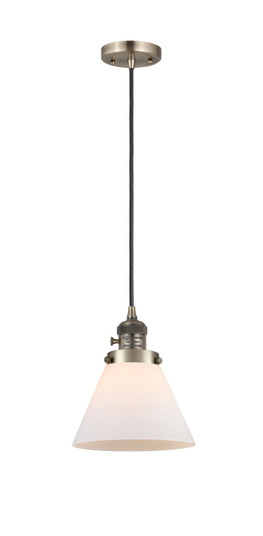 Franklin Restoration One Light Mini Pendant in Antique Brass (405|201CSWABG41)