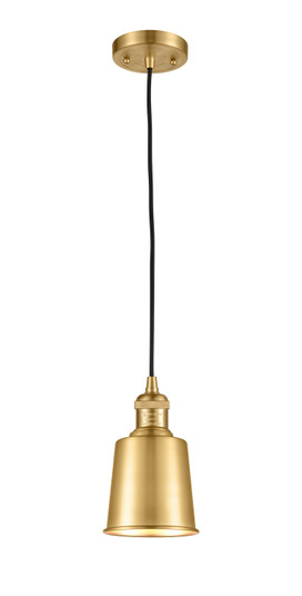 Franklin Restoration LED Mini Pendant in Satin Gold (405|201CSGM9SGLED)