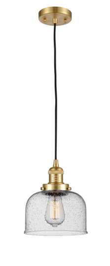 Franklin Restoration One Light Mini Pendant in Satin Gold (405|201CSGG74)