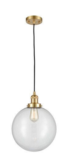 Franklin Restoration One Light Mini Pendant in Satin Gold (405|201CSGG20212)