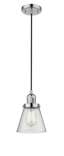 Franklin Restoration One Light Mini Pendant in Polished Nickel (405|201CPNG64) Franklin Restoration One Light Mini Pendant in Polished Nickel (405|201CPNG64)