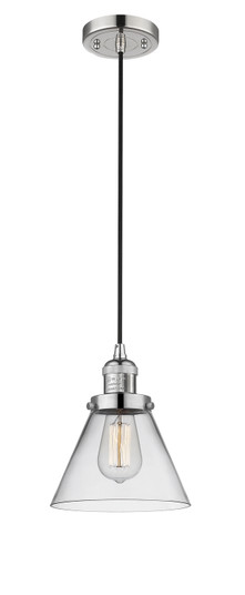 Franklin Restoration One Light Mini Pendant in Polished Nickel (405|201CPNG42)