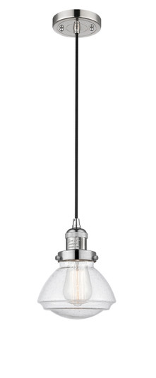 Franklin Restoration LED Mini Pendant in Polished Nickel (405|201CPNG324LED)