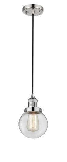 Franklin Restoration One Light Mini Pendant in Polished Nickel (405|201CPNG2026)