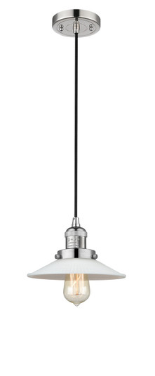 Franklin Restoration LED Pendant in Polished Nickel (405|201CPNG1LED) Franklin Restoration LED Pendant in Polished Nickel (405|201CPNG1LED)