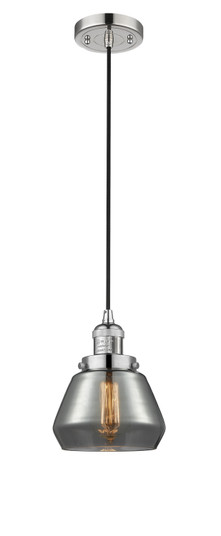 Franklin Restoration One Light Mini Pendant in Polished Nickel (405|201CPNG173)