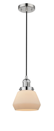 Franklin Restoration LED Mini Pendant in Polished Nickel (405|201CPNG171LED)
