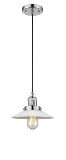 Franklin Restoration One Light Mini Pendant in Polished Nickel (405|201CPNG1)