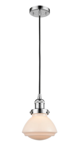 Franklin Restoration One Light Mini Pendant in Polished Chrome (405|201CPCG321)