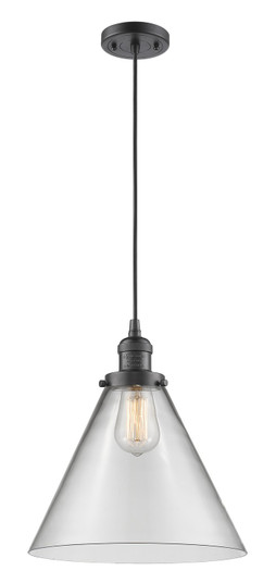 Franklin Restoration One Light Mini Pendant in Oil Rubbed Bronze (405|201COBG42L)