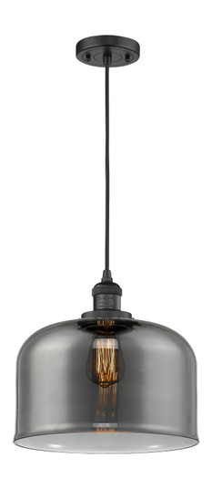 Franklin Restoration One Light Mini Pendant in Matte Black (405|201CBKG73L)