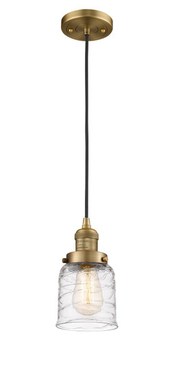 Franklin Restoration LED Mini Pendant in Brushed Brass (405|201CBBG513LED)