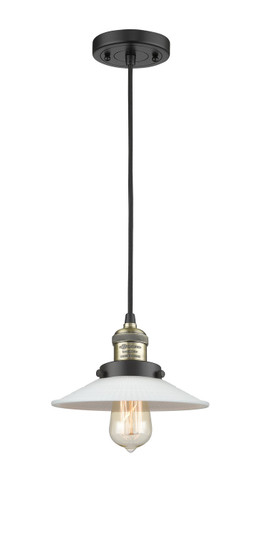 Franklin Restoration LED Pendant in Black Antique Brass (405|201CBABG1LED)