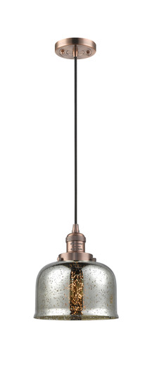 Franklin Restoration LED Mini Pendant in Antique Copper (405|201CACG78LED)