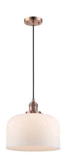 Franklin Restoration One Light Mini Pendant in Antique Copper (405|201CACG71L)