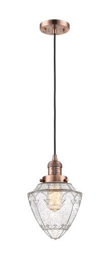 Franklin Restoration LED Mini Pendant in Antique Copper (405|201CACG6647LED) Franklin Restoration LED Mini Pendant in Antique Copper (405|201CACG6647LED)